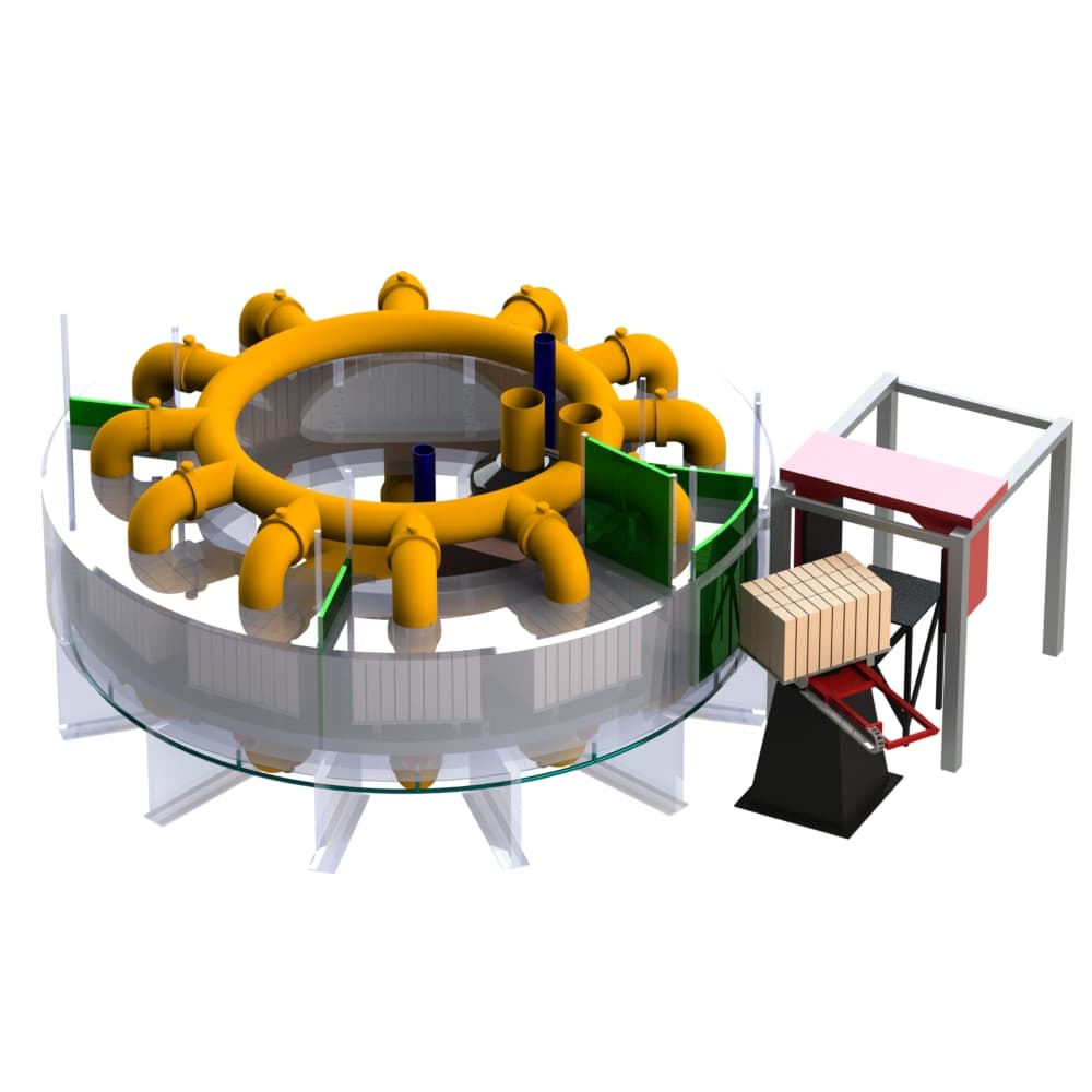 Concept design of a carbonation chamber for carbonate brick production