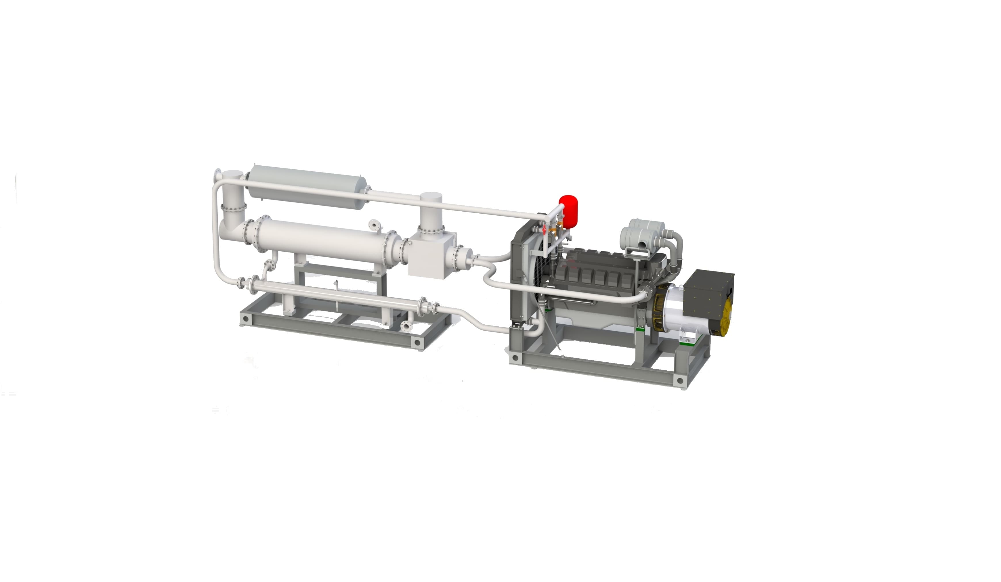 Heat recovery system for a YaMZ-8503.10-based 350 kW power plant