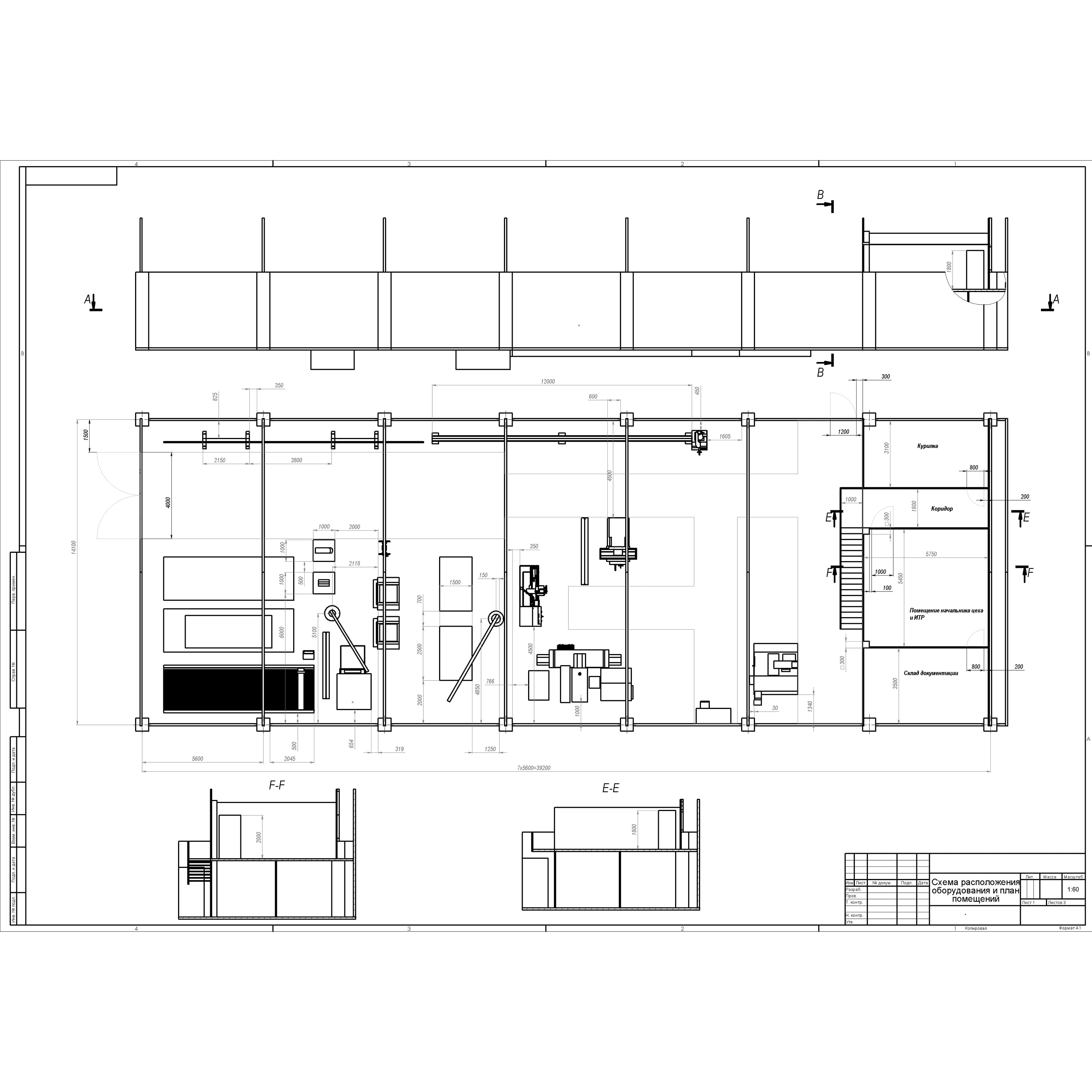 Workshop layout plan