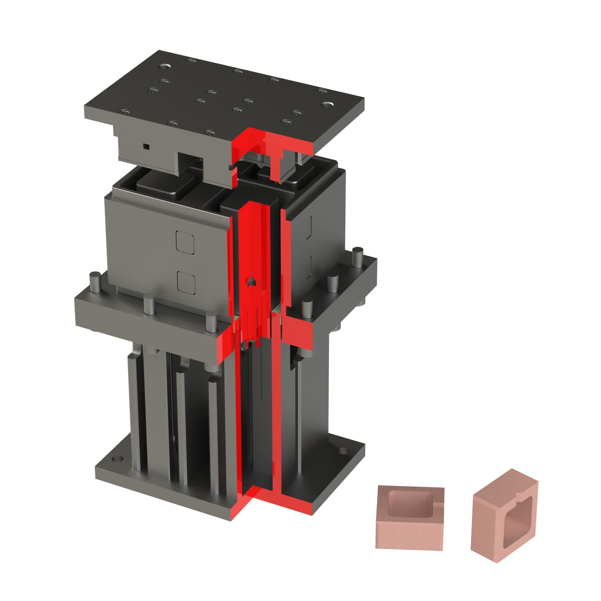 Semi-standard press mold