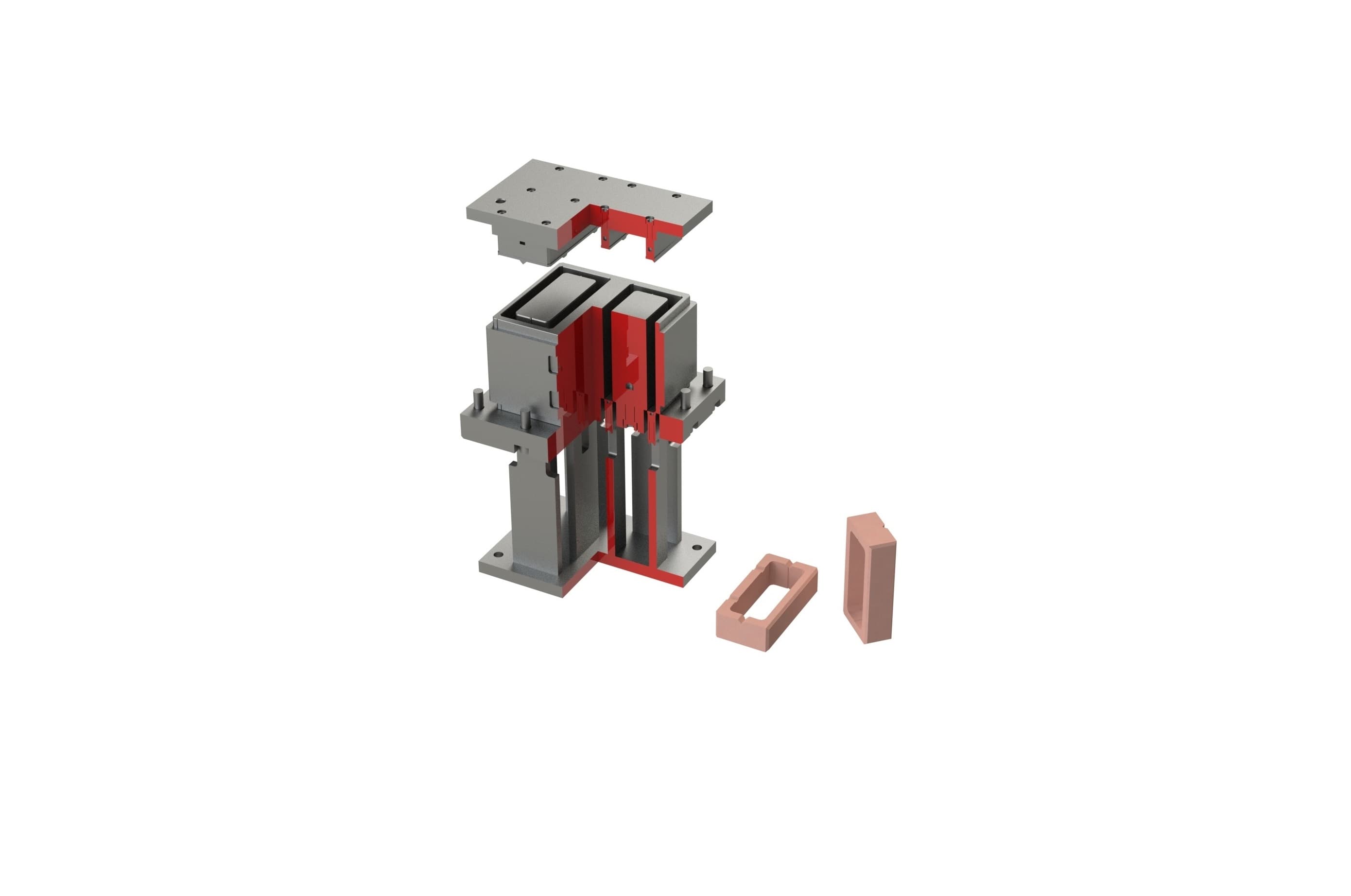 Standard facing-brick press mold