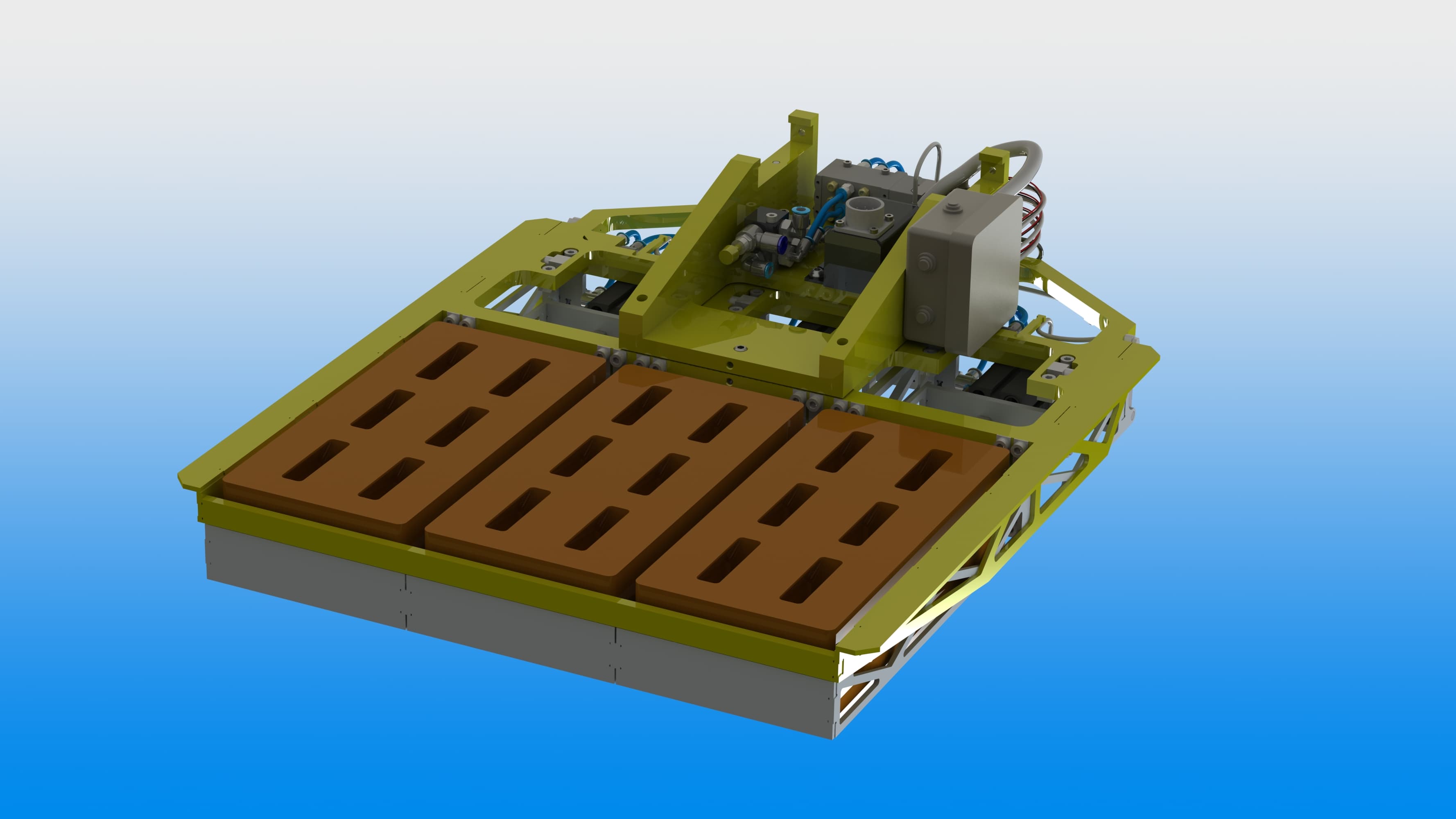 Standard gripper end-effector with magnetic mount attached to a robotic manipulator